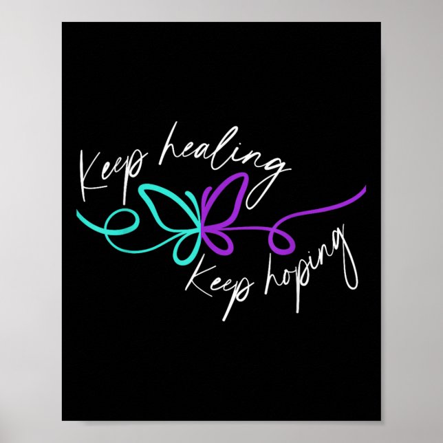 Suicide Awareness Suicide Prevention Suprt Survivo Poster (Framsidan)