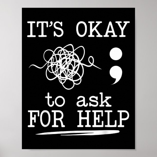 Suicide Awareness Suicide Prevention Suprt Survivo Poster (Framsidan)