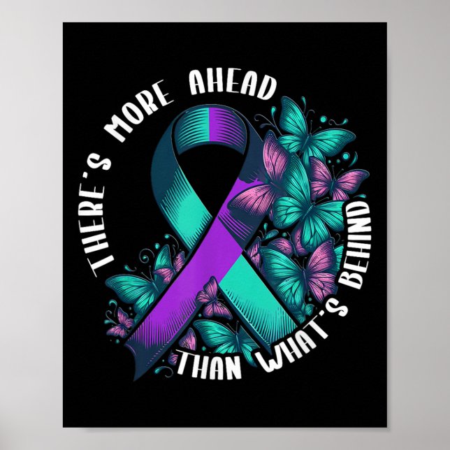 Suicide Awareness Suicide Prevention Suprt Survivo Poster (Framsidan)