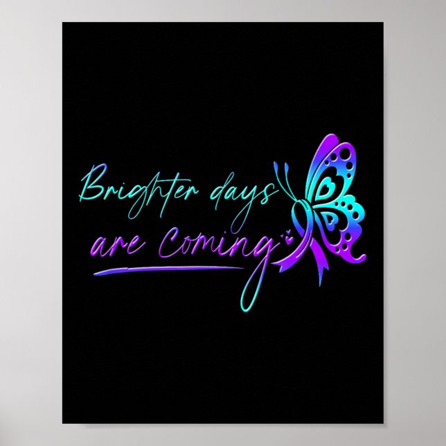 Suicide Awareness Suicide Prevention Suprt Survivo Poster (Framsidan)