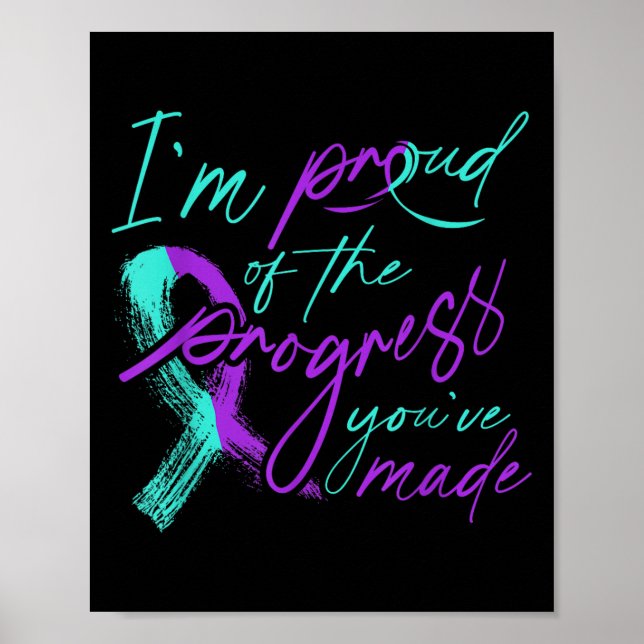 Suicide Awareness Suicide Prevention Suprt Survivo Poster (Framsidan)