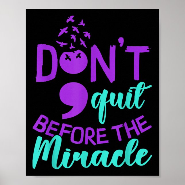 Suicide Awareness Suicide Prevention Suprt Survivo Poster (Framsidan)
