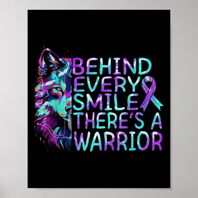 Suicide Awareness Suicide Prevention Suprt Survivo Poster (Framsidan)