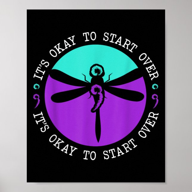 Suicide Awareness Suicide Prevention Suprt Survivo Poster (Framsidan)