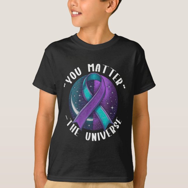 Suicide Awareness Suicide Prevention Suprt Survivo T Shirt (Framsida)