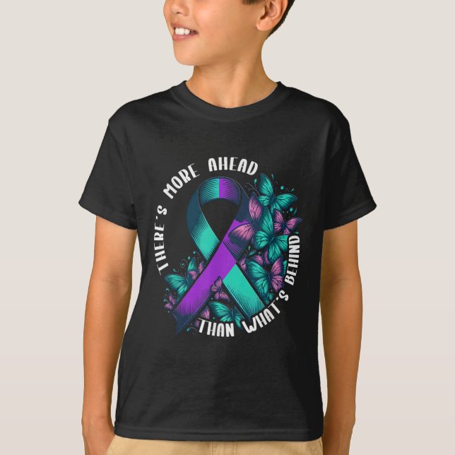 Suicide Awareness Suicide Prevention Suprt Survivo T Shirt (Framsida)