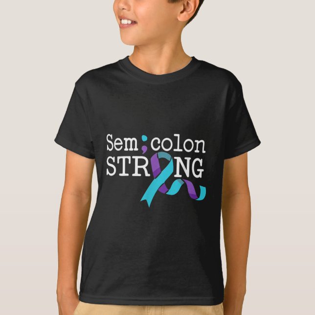Suicide Awareness Suicide Prevention Suprt Survivo T Shirt (Framsida)