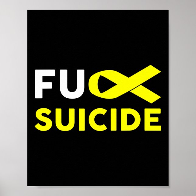 Suicide Awareness Support Survivor Gift Poster (Framsidan)