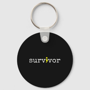 Suicide Awareness Support Symbol Recovery Survivor Nyckelring