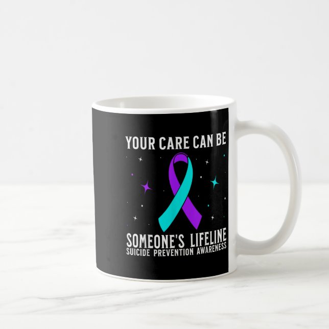 Suicide Awareness Suprt Suicide Prevention Awarene Kaffemugg (Höger)
