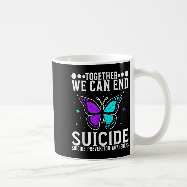 Suicide Awareness Suprt Suicide Prevention Awarene Kaffemugg (Höger)