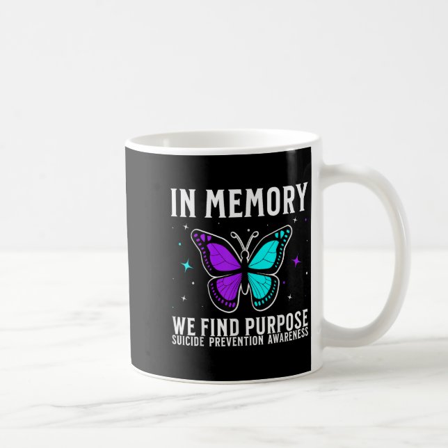 Suicide Awareness Suprt Suicide Prevention Awarene Kaffemugg (Höger)