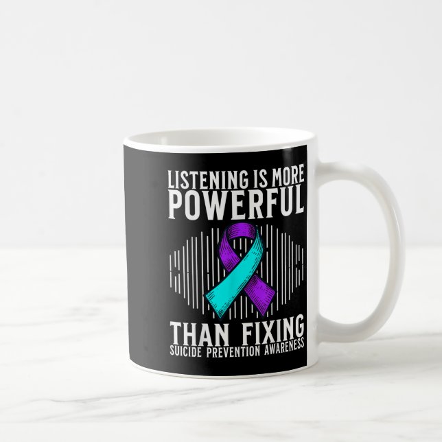 Suicide Awareness Suprt Suicide Prevention Awarene Kaffemugg (Höger)