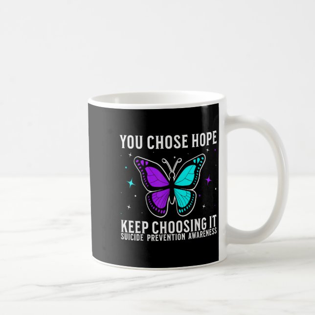 Suicide Awareness Suprt Suicide Prevention Awarene Kaffemugg (Höger)