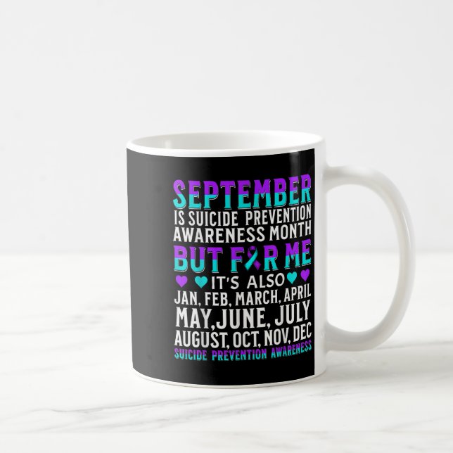 Suicide Awareness Suprt Suicide Prevention Awarene Kaffemugg (Höger)