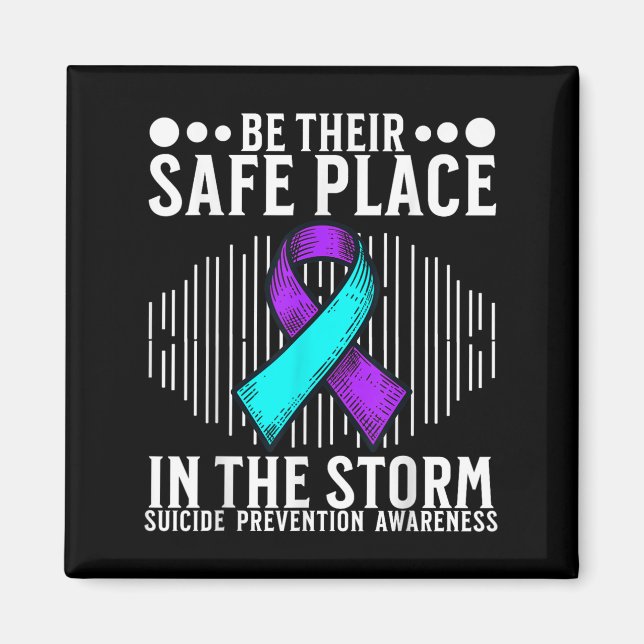 Suicide Awareness Suprt Suicide Prevention Awarene Magnet (Framsidan)