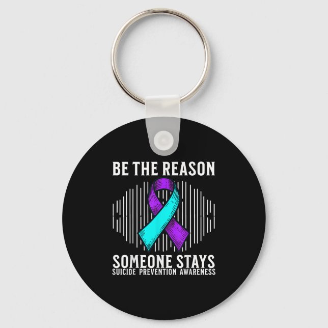Suicide Awareness Suprt Suicide Prevention Awarene Nyckelring (Framsida)