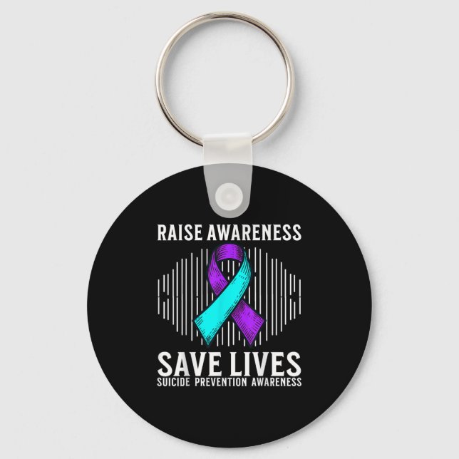 Suicide Awareness Suprt Suicide Prevention Awarene Nyckelring (Framsida)
