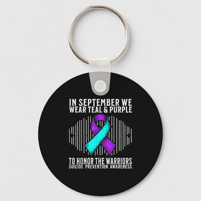 Suicide Awareness Suprt Suicide Prevention Awarene Nyckelring (Framsida)