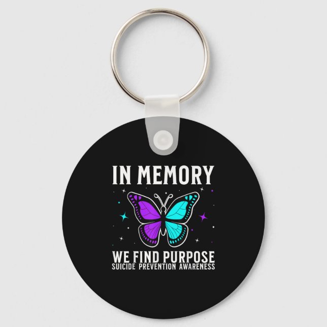 Suicide Awareness Suprt Suicide Prevention Awarene Nyckelring (Framsida)
