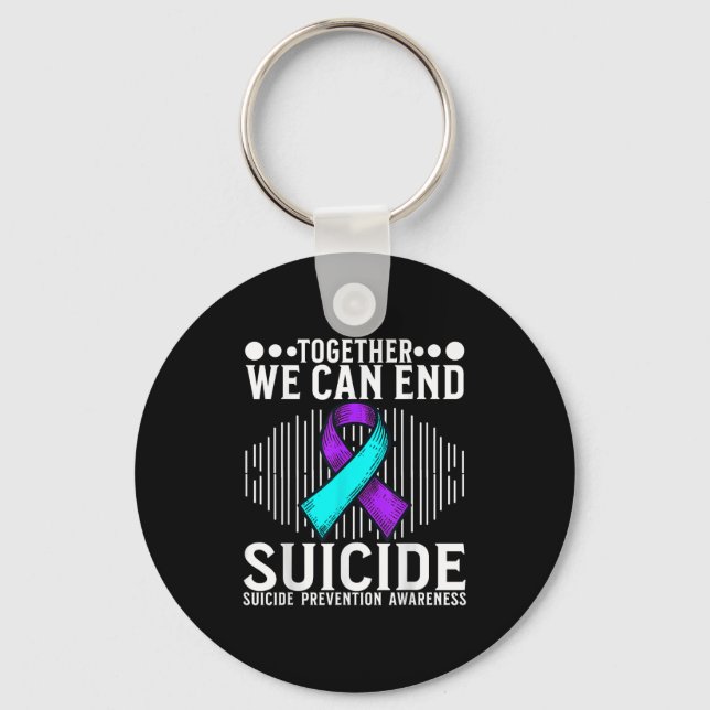 Suicide Awareness Suprt Suicide Prevention Awarene Nyckelring (Framsida)