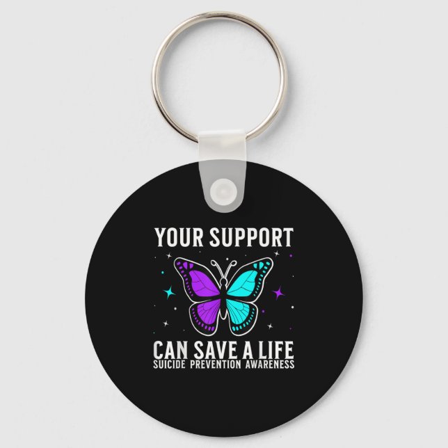 Suicide Awareness Suprt Suicide Prevention Awarene Nyckelring (Framsida)