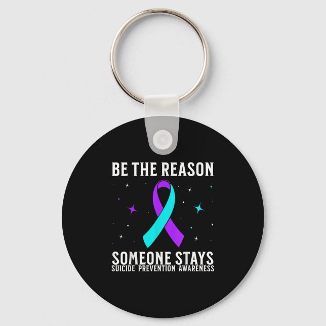 Suicide Awareness Suprt Suicide Prevention Awarene Nyckelring (Framsida)