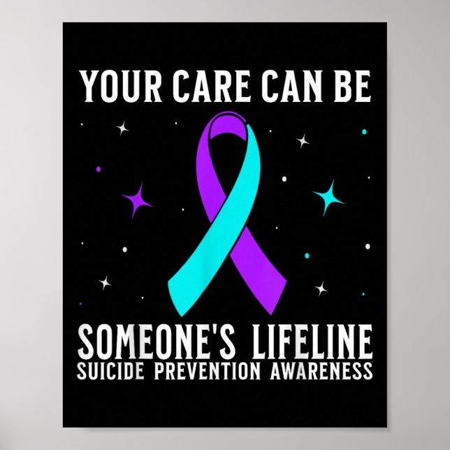 Suicide Awareness Suprt Suicide Prevention Awarene Poster (Framsidan)