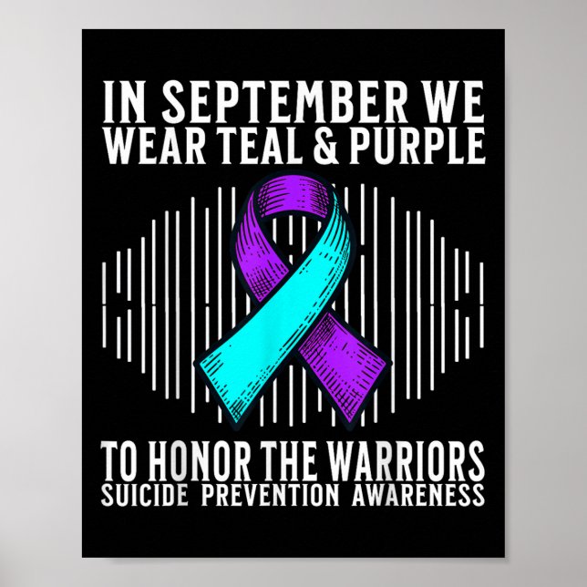 Suicide Awareness Suprt Suicide Prevention Awarene Poster (Framsidan)
