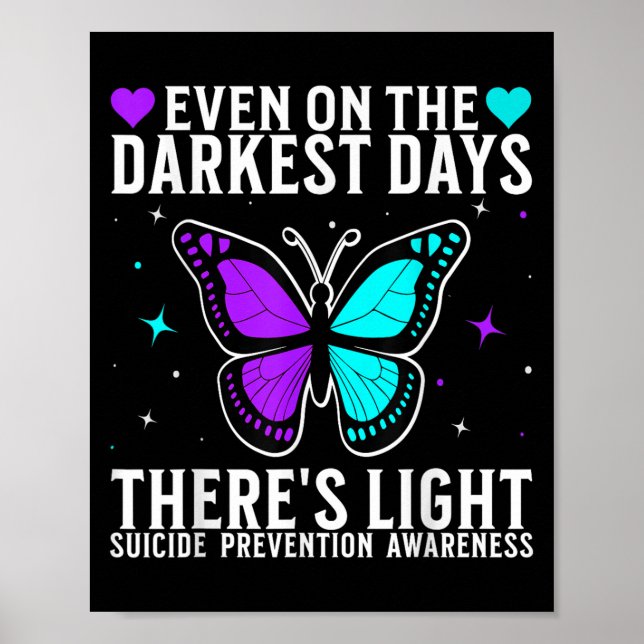 Suicide Awareness Suprt Suicide Prevention Awarene Poster (Framsidan)