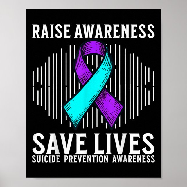 Suicide Awareness Suprt Suicide Prevention Awarene Poster (Framsidan)