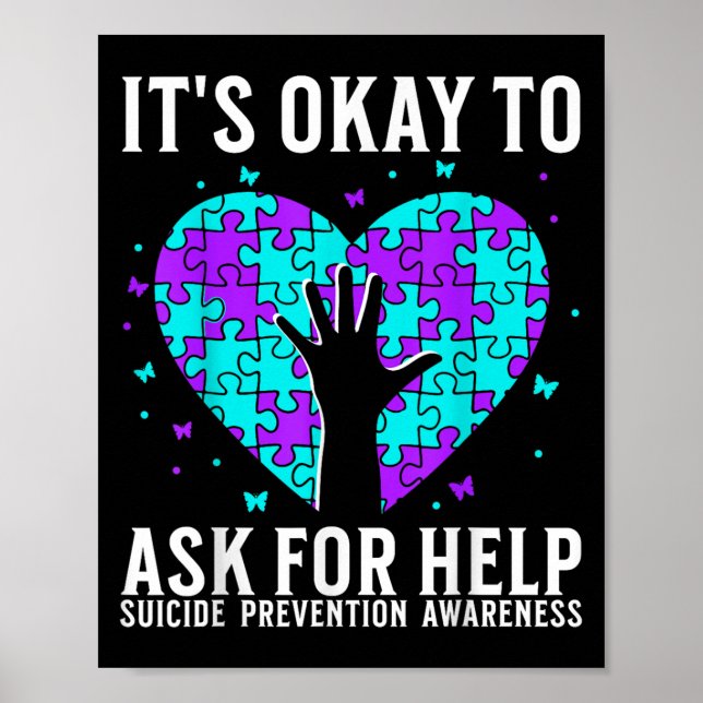Suicide Awareness Suprt Suicide Prevention Awarene Poster (Framsidan)