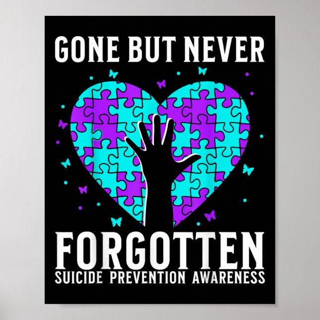 Suicide Awareness Suprt Suicide Prevention Awarene Poster (Framsidan)