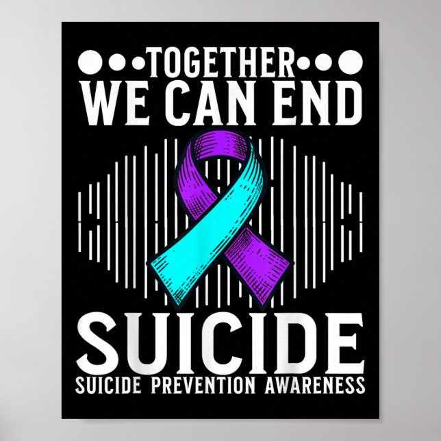 Suicide Awareness Suprt Suicide Prevention Awarene Poster (Framsidan)