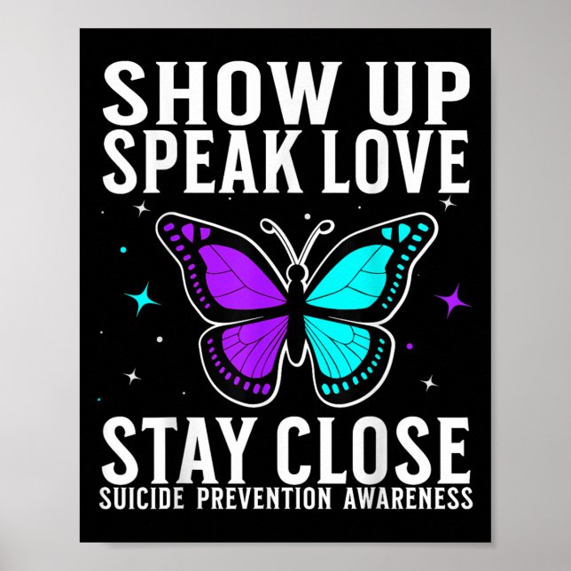 Suicide Awareness Suprt Suicide Prevention Awarene Poster (Framsidan)
