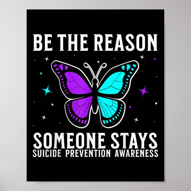 Suicide Awareness Suprt Suicide Prevention Awarene Poster (Framsidan)