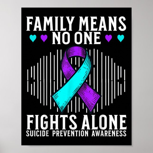 Suicide Awareness Suprt Suicide Prevention Awarene Poster (Framsidan)