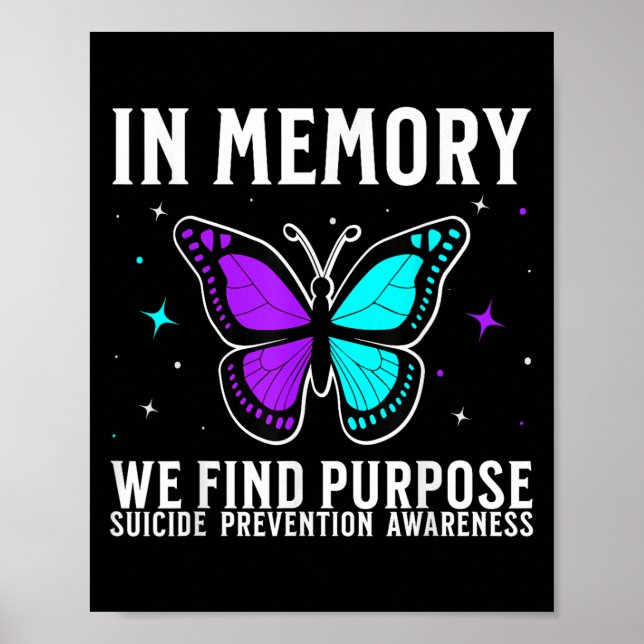 Suicide Awareness Suprt Suicide Prevention Awarene Poster (Framsidan)