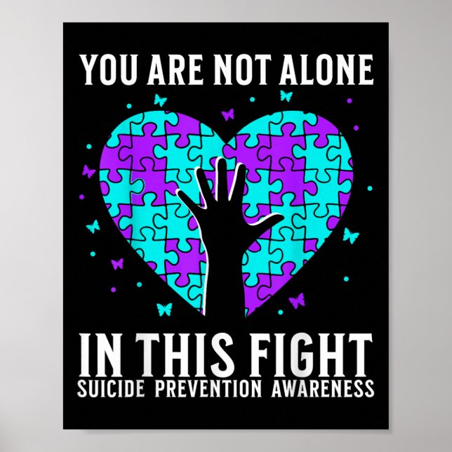 Suicide Awareness Suprt Suicide Prevention Awarene Poster (Framsidan)