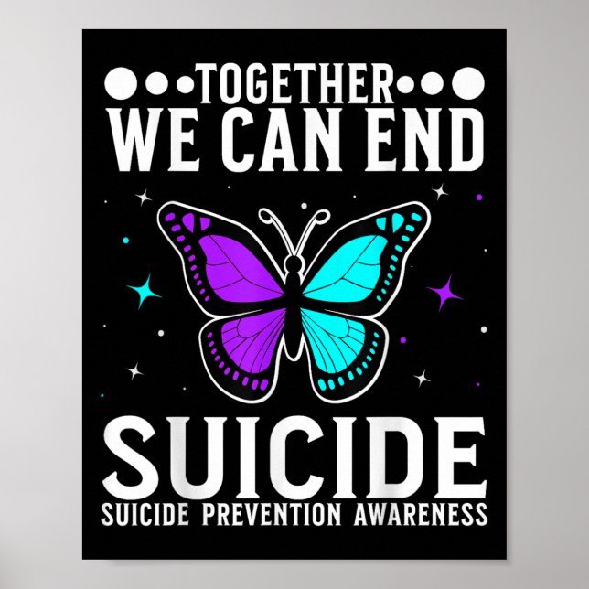 Suicide Awareness Suprt Suicide Prevention Awarene Poster (Framsidan)