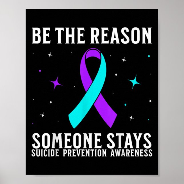 Suicide Awareness Suprt Suicide Prevention Awarene Poster (Framsidan)