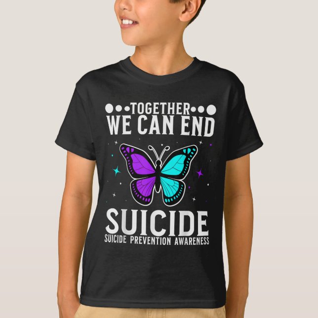 Suicide Awareness Suprt Suicide Prevention Awarene T Shirt (Framsida)