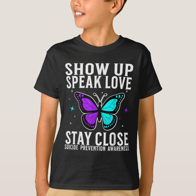 Suicide Awareness Suprt Suicide Prevention Awarene T Shirt (Framsida)