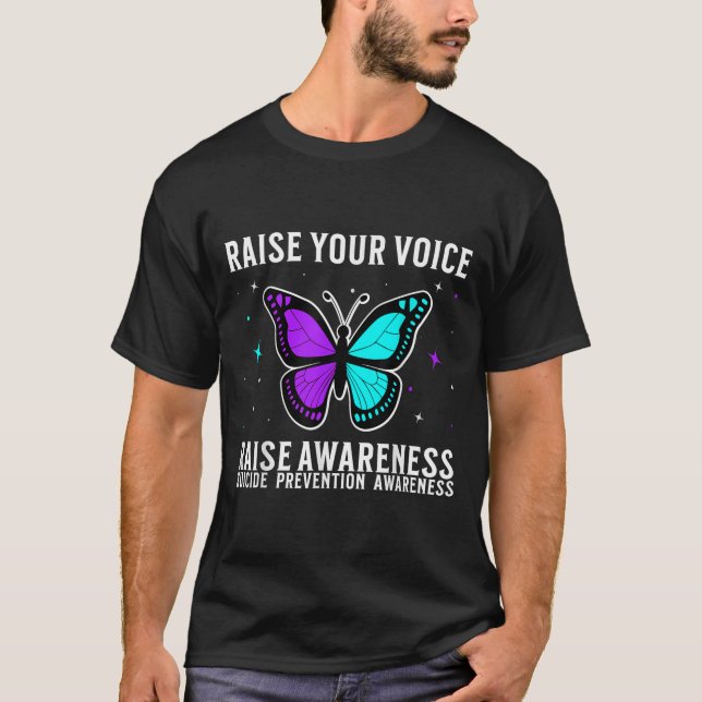 Suicide Awareness Suprt Suicide Prevention Awarene T Shirt (Framsida)