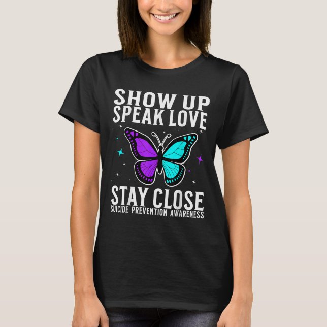 Suicide Awareness Suprt Suicide Prevention Awarene T Shirt (Framsida)
