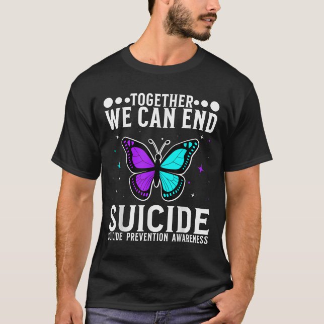 Suicide Awareness Suprt Suicide Prevention Awarene T Shirt (Framsida)