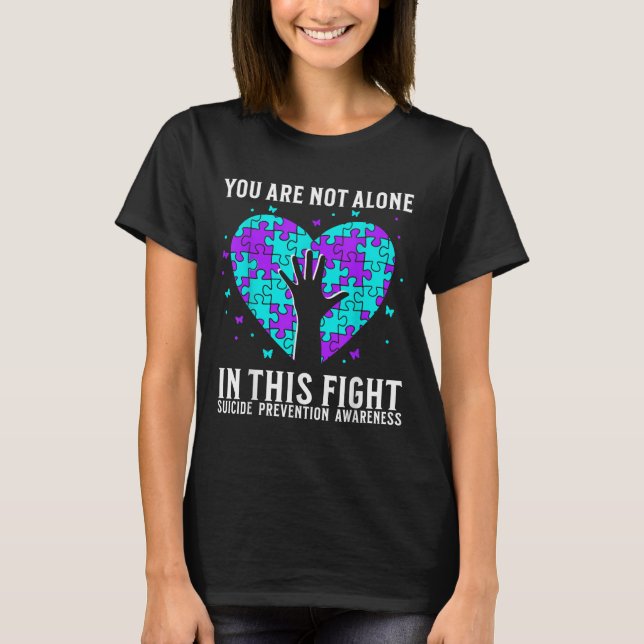 Suicide Awareness Suprt Suicide Prevention Awarene T Shirt (Framsida)