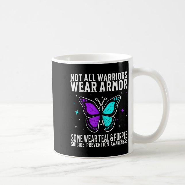 Suicide Awareness Warrior Suicide Prevention Aware Kaffemugg (Höger)