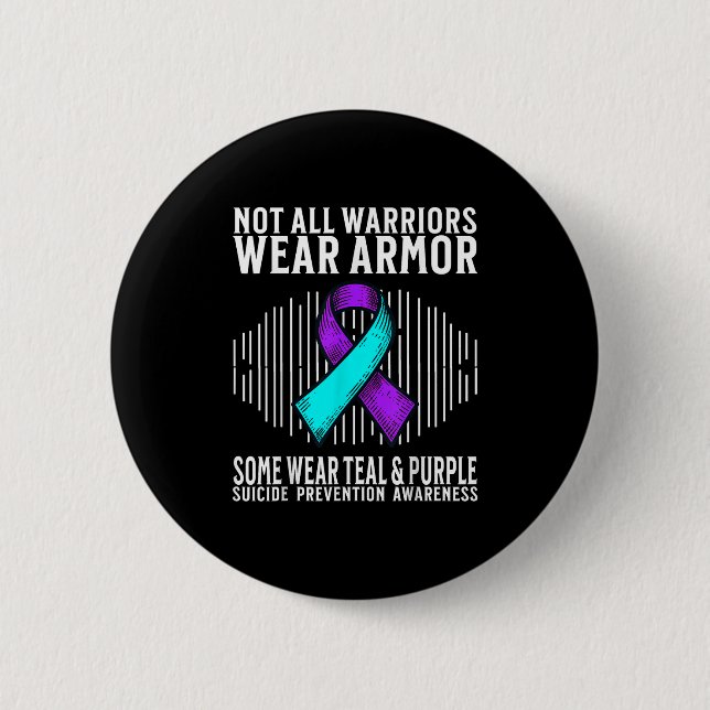 Suicide Awareness Warrior Suicide Prevention Aware Knapp (Framsida)