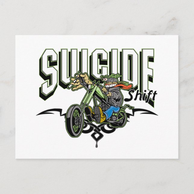 Suicide Biker Vykort (Framsida)